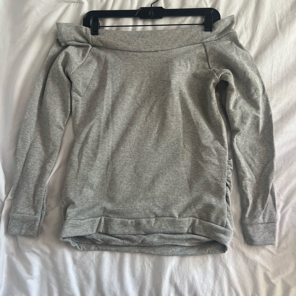 *NEW W. TAGS* Boohoo Off the Shoulder Maternity Sweatsuit